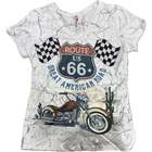 Ladies' Bike Flag SS Shirt