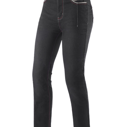 Women's Rage AA Riding Jeans Black Wash full front view