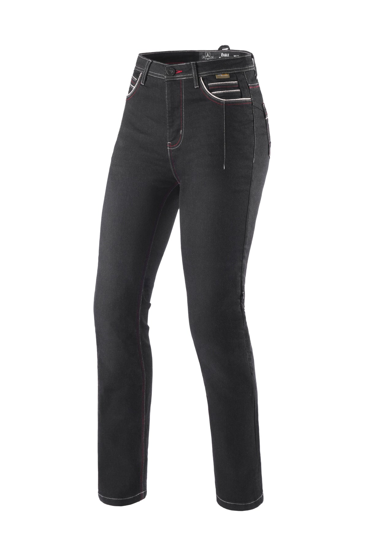 Women's Rage AA Riding Jeans Black Wash full front view