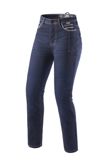 Women's Rage AA Riding Jeans Blue full front view
