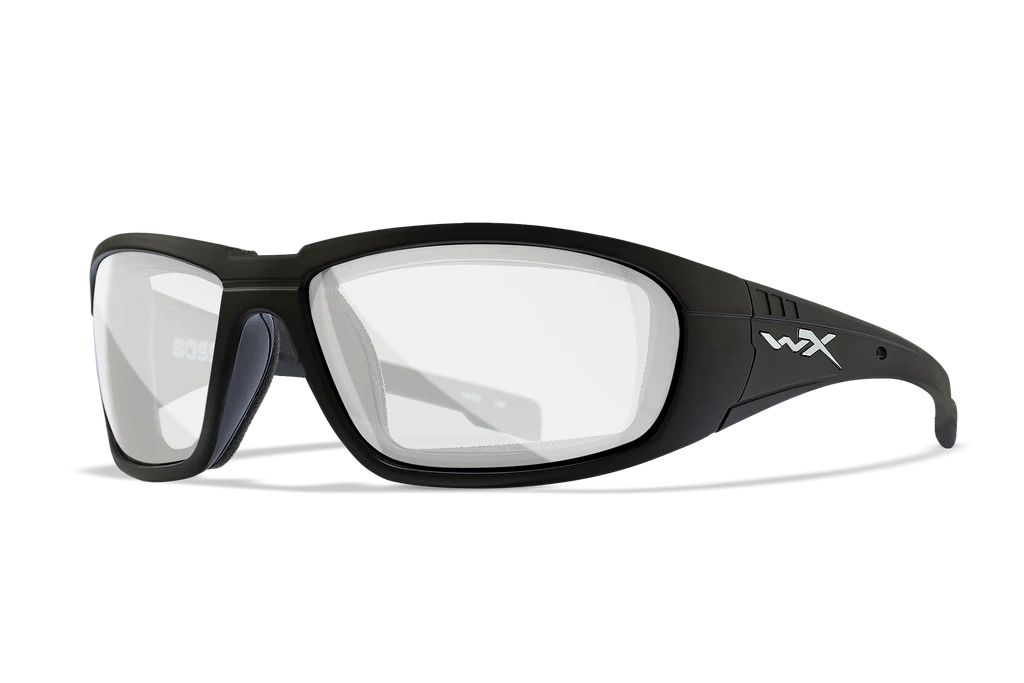 Boss Clear Lens Matte Black Frame