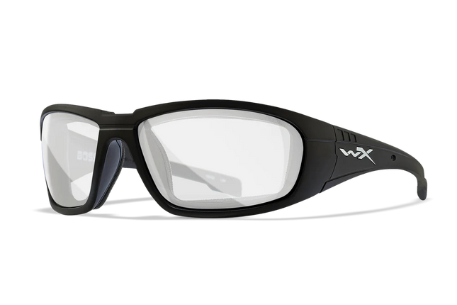 Boss Clear Lens Matte Black Frame