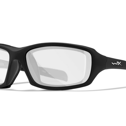 Sleek Clear Lens Matte Black Frame