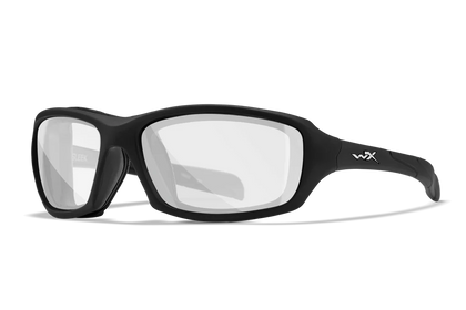Sleek Clear Lens Matte Black Frame