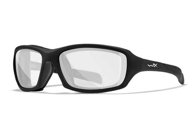Sleek Clear Lens Matte Black Frame