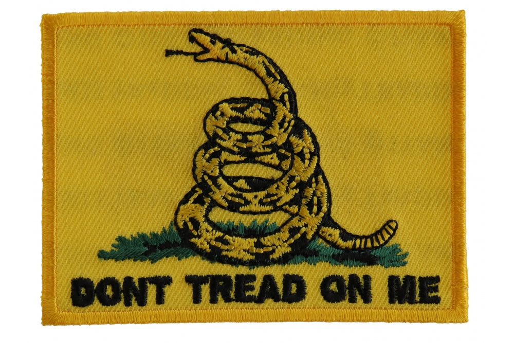 Gadsden Flag Don't Tred On Me Yellow Patch