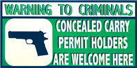 Concealed Carry Welcome