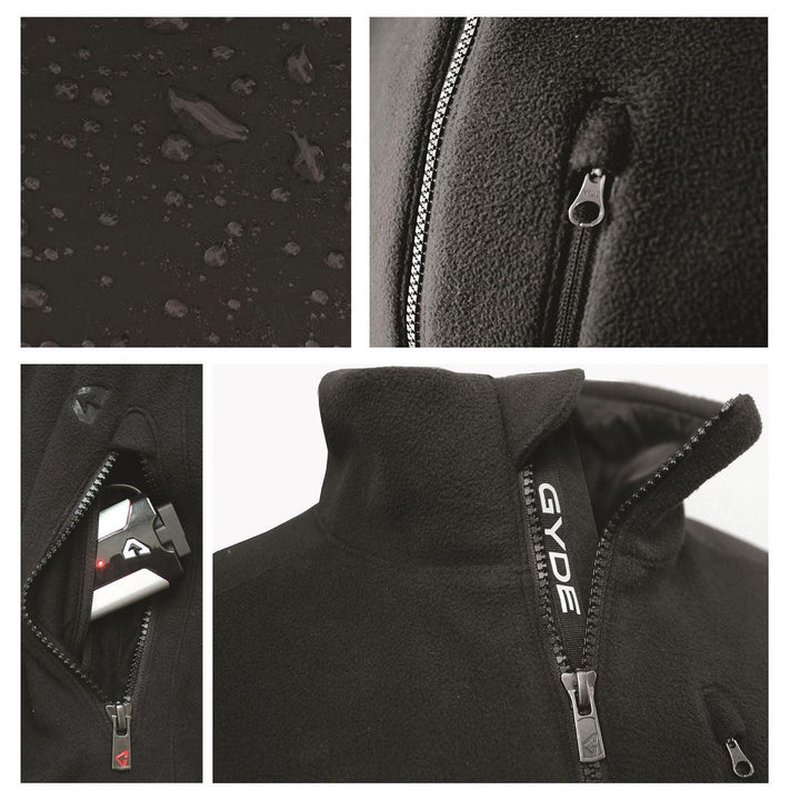 Gerbing Women's 7V Gyde Zenith Fleece Heated Jacket - Black - Eagle Leather
