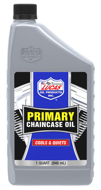 Primary Caincase Oil Quart: Lucas Primary Chaincase Oil is a blend of easy flowing base oils and a Lucas additive package des
