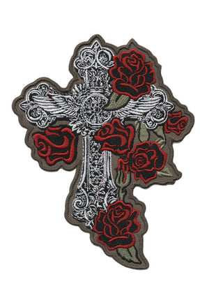 Patch Gothic Cross 4.5 Inch x 5.75 Inch