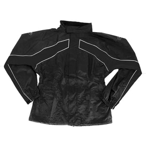 Men's RS-2 Rain Suit: JACKET FEATURES
• Waterproof Soft Polyester outer shell with PVC backing• Full-length zipper with hook-