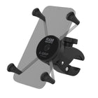 Ram X-Grip Low Profile Large: FEATURES

Low profile phone mount clamps to your handlebar with the turn of a single knob
Small