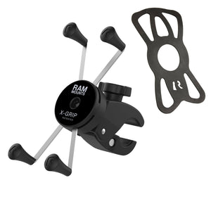 Ram X-Grip Low Profile Large: FEATURES

Low profile phone mount clamps to your handlebar with the turn of a single knob
Small