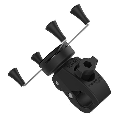 Ram X-Grip Low Profile Large: FEATURES

Low profile phone mount clamps to your handlebar with the turn of a single knob
Small
