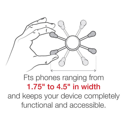 Ram X-Grip Low Profile Large: FEATURES

Low profile phone mount clamps to your handlebar with the turn of a single knob
Small