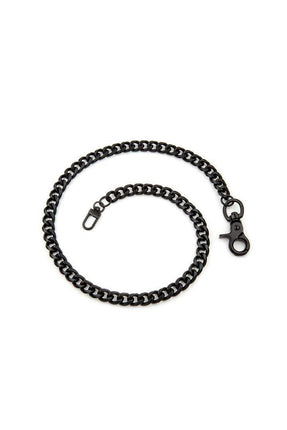 28" Single Row Black Chain - Eagle Leather