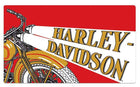 H-D Headlights Tin Sign: Includes pre-drilled holes for a quick and easy display