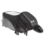 Manta II XL Tank Bag Black: Features:


Wind/water resistant 


Proprietary fade resistant UltraMax fabric


World leading SB