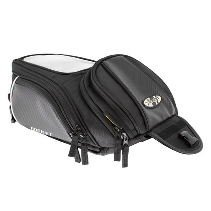 Manta II XL Tank Bag Black: Features:


Wind/water resistant 


Proprietary fade resistant UltraMax fabric


World leading SB