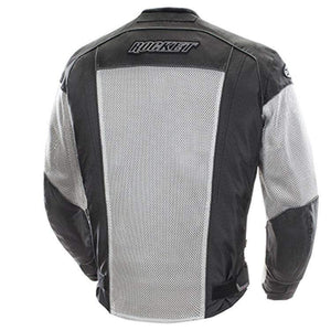 Phoenix 6.0 Jacket Silver: Features:

Free Air™ poly/mesh shell reinforced with Rock Tex™ at the shoulders, elbows, and ribs 