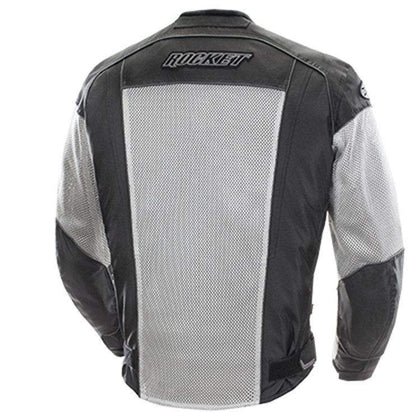 Phoenix 6.0 Jacket Silver: Features:

Free Air™ poly/mesh shell reinforced with Rock Tex™ at the shoulders, elbows, and ribs 