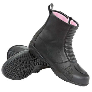 Ladies Trixie Boots Black: Leather - Drytech waterproof breathable membraneRoad worthy features and all day walking comfort i