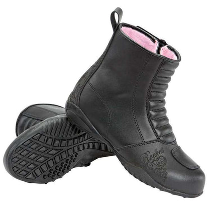 Ladies Trixie Boots Black: Leather - Drytech waterproof breathable membraneRoad worthy features and all day walking comfort i