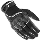 Super Moto Gloves Black/ White: Description
Goat Skin Leather / Textile Hybrid
Features:

Goat skin leather and Stretch Span/