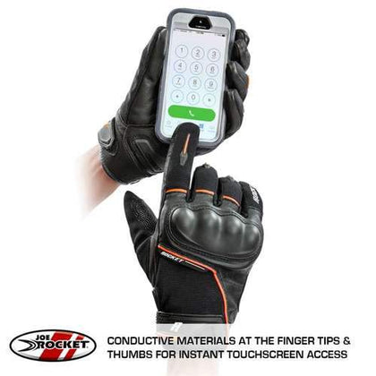 Super Moto Gloves Black/ White: Description
Goat Skin Leather / Textile Hybrid
Features:

Goat skin leather and Stretch Span/