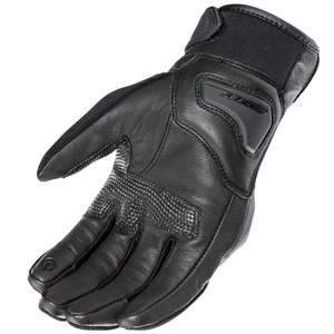 Super Moto Gloves Black/ White: Description
Goat Skin Leather / Textile Hybrid
Features:

Goat skin leather and Stretch Span/
