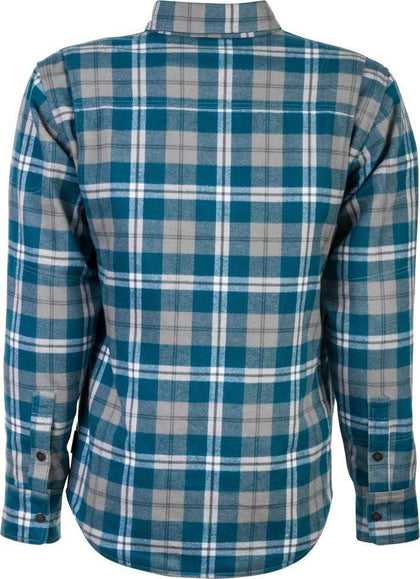 HWY 21 Marksman Flannel Blue/G: When cruising the open road, you don't always have a direction or destination; that's just pa