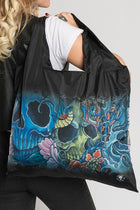 Recycle Bags Skulls: Asian Tattoo Skulls DesignEco-Friendly Reusable Bag!Dimensions: 16