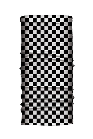 Soaker Tube Checkered Flag: Hi-Tech Soaker FabricWear Dry or WetWear Dry to Wick Away SweatSoak in Cold Water to Activate Sup