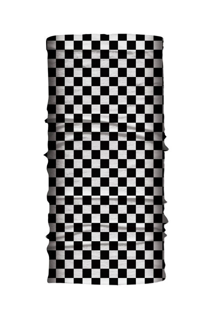 Soaker Tube Checkered Flag: Hi-Tech Soaker FabricWear Dry or WetWear Dry to Wick Away SweatSoak in Cold Water to Activate Sup