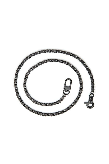 28" Box Bike Black Chain: Length: 28"Black Matte Stainless SteelBox Bike ChainHigh Quality Chain