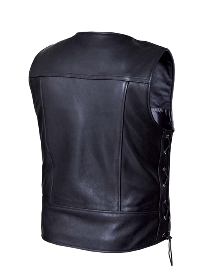 Men's Wrangler Leather Vest