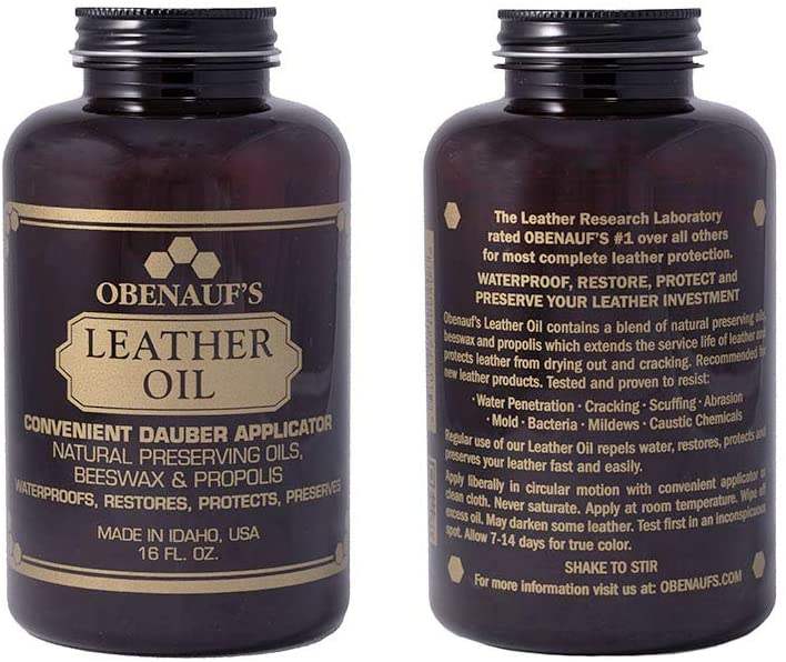 Obenauf's Oil 16oz: * Repels water