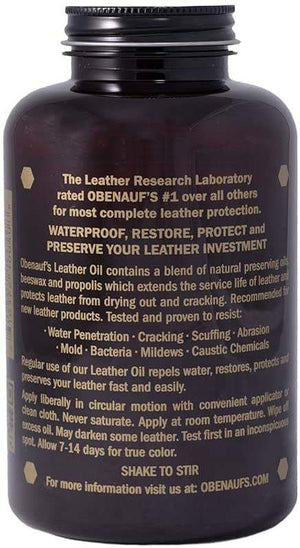 Obenauf's Oil 16oz: * Repels water