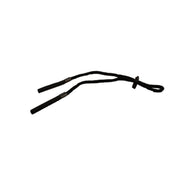 Cord 3 Black on Display Card: Features:Man-Made Black Material with Rubber Tube Ends