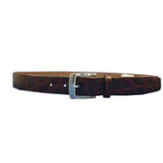 Joseph Abboud Croc Belt-Brn: Description Joseph Abboud genuine leather dark brown belt with a crocodile pattern
