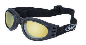 Adventure Yellow Tint Mirrored: Features:
Shatterproof Lenses: to protect your eyes
UV400 Filter: for maximum UV protection
S