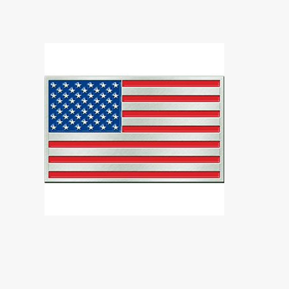 Eagle Emblems Men's 3-5/16" USA Flag Buckle - Multicolor - Eagle Leather