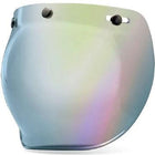 Bubble Shield Silver Irdium: *NutraFog anti-fog, anti-scratch and UV-protected shield*Stable three-snap design*Fits the Bell 