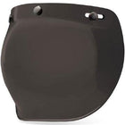 Bubble Shield Dark Smoke: *NutraFog anti-fog, anti-scratch and UV-protected shield*Stable three-snap design*Fits the Bell Cus