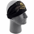 Zan Headwrap Golden Skull: Zan Headgear Headwraps are one size fits all