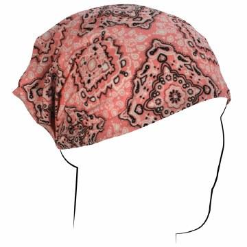 Zan Headwrap Pink Paisley: Zan Headgear Headwraps are one size fits all