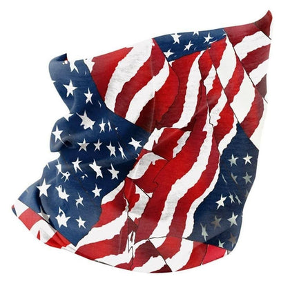 Motley Tube Wavy American Flag: Made from breathable, moisture wicking polyester, the ZANheadgear Motley Tube is comfortable 
