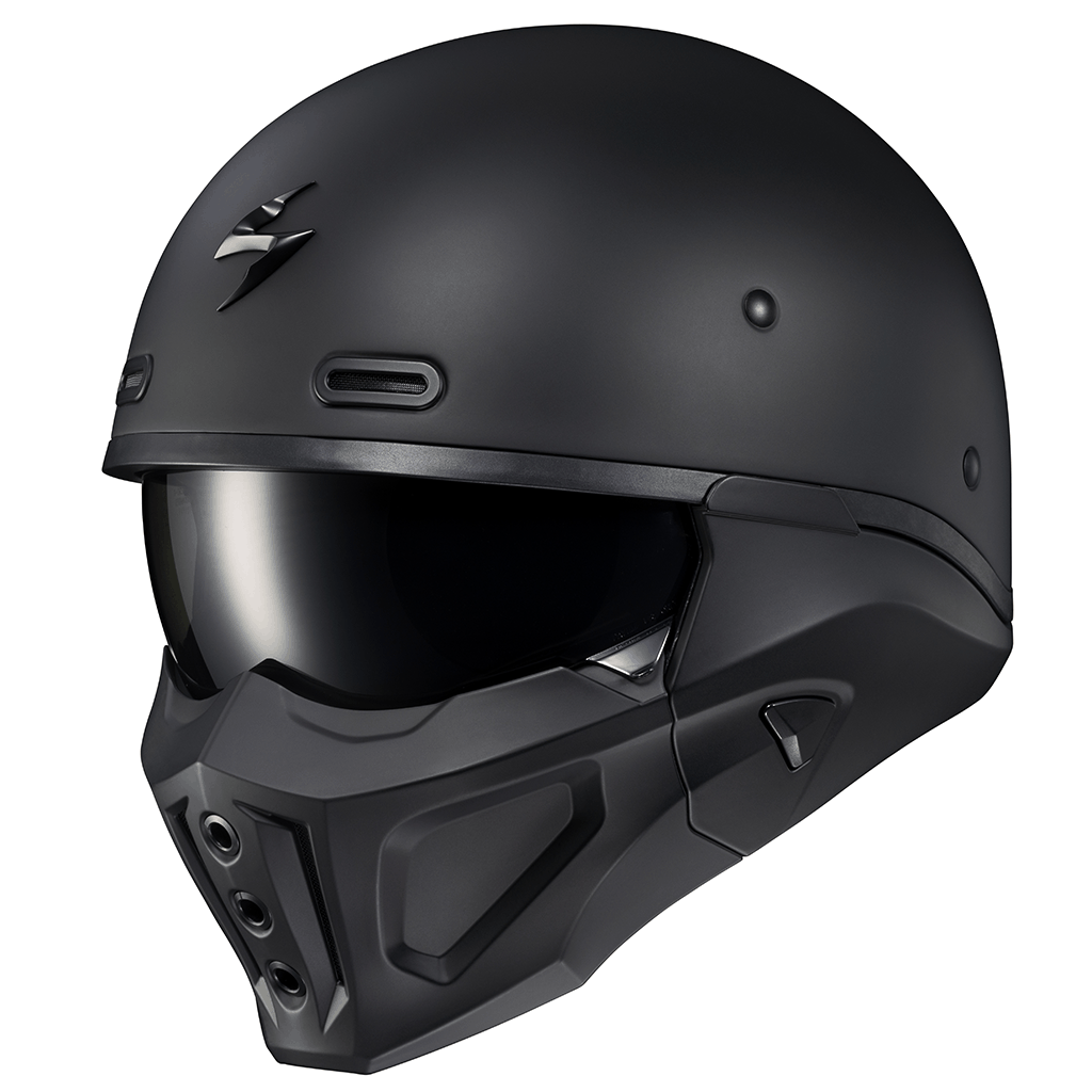 scorpion covert modular helmet Scorpion EXO Covert X Helmet - Matte Black