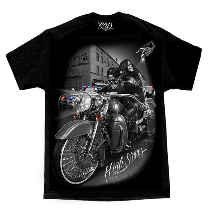 DGA Men's ROD High Stakes T-Shirt - Black - Eagle Leather