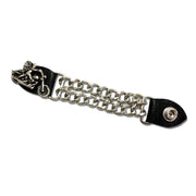 Angel On MC Vest Extender: Double chain angel rider vest extender